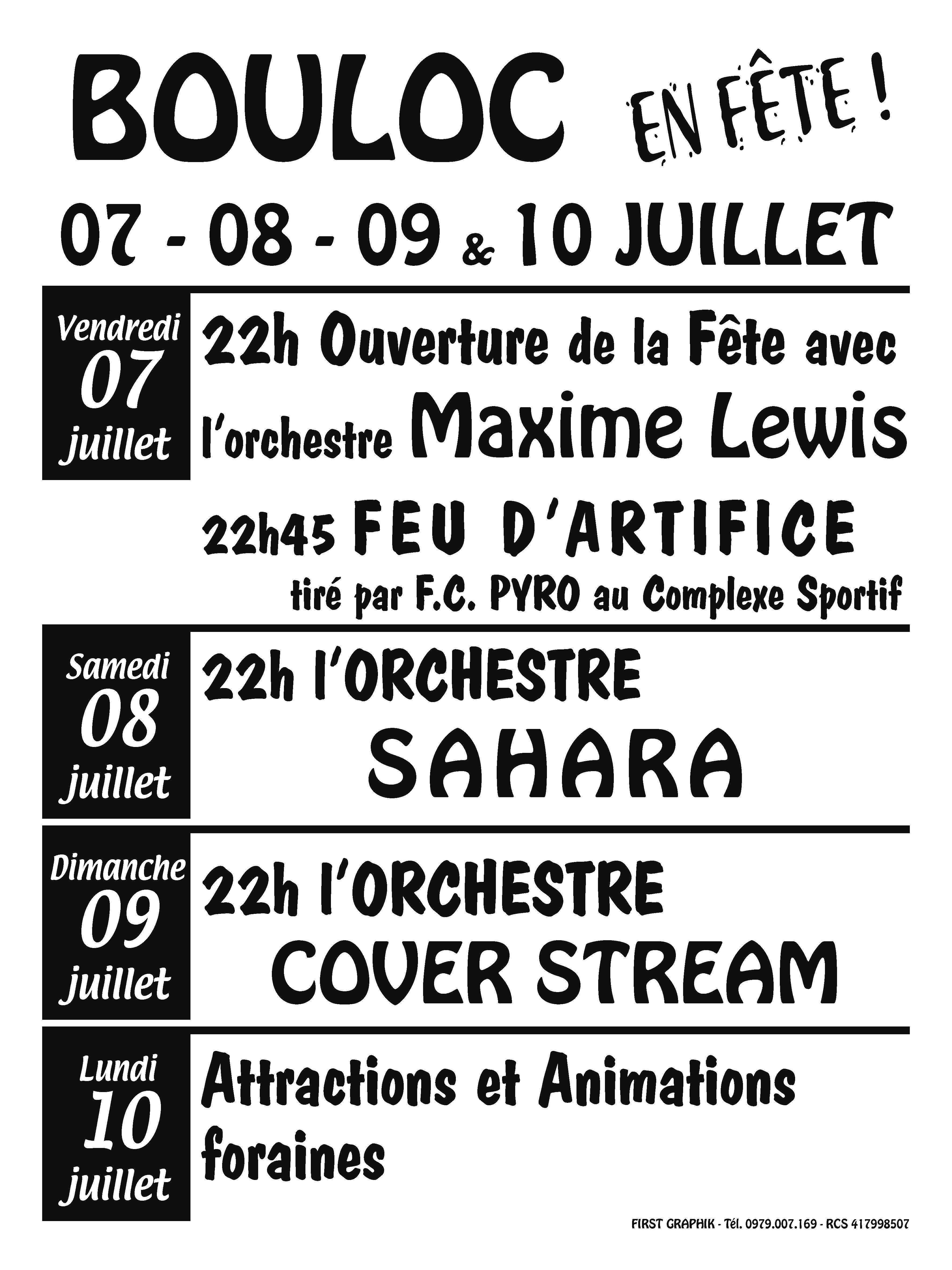 Affiche Fete locale