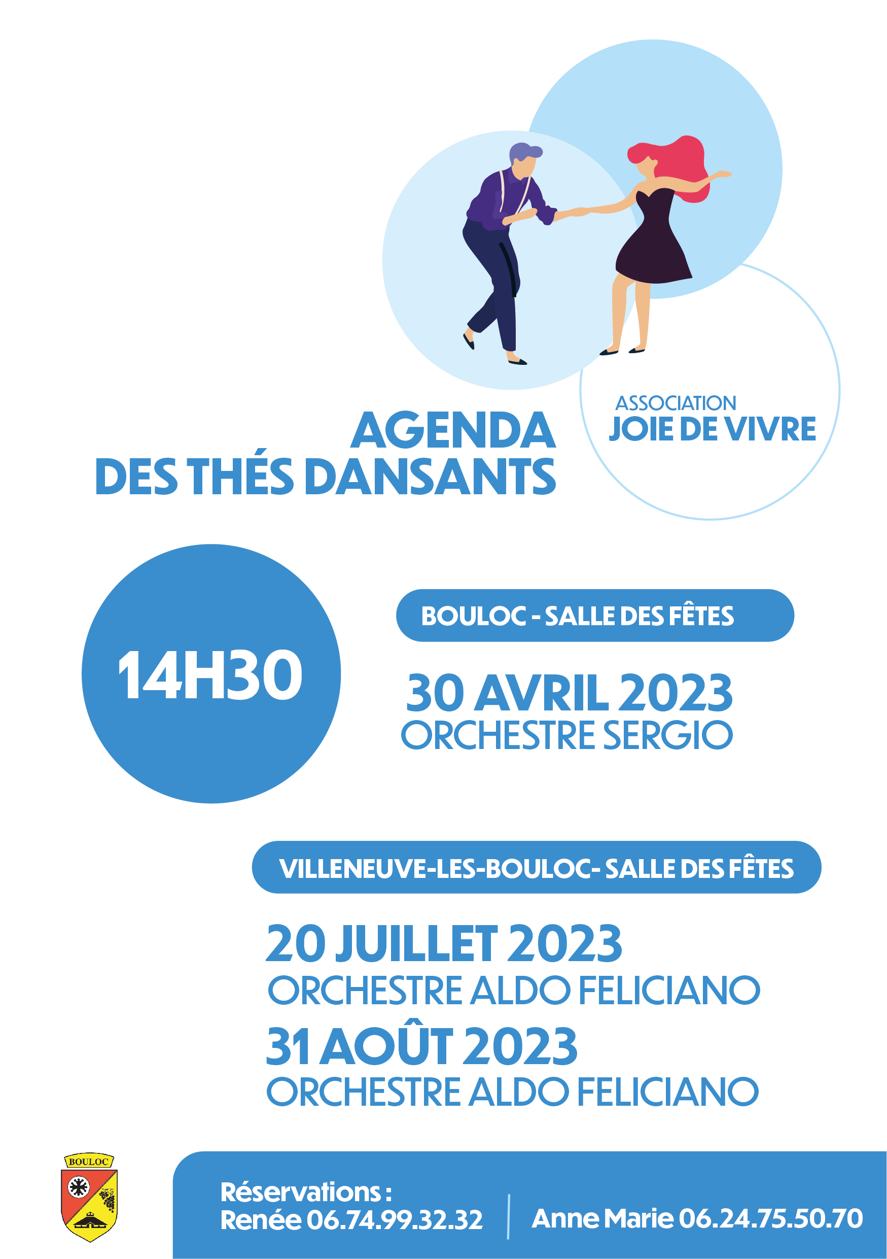Affiche The dansant Joie de vivre