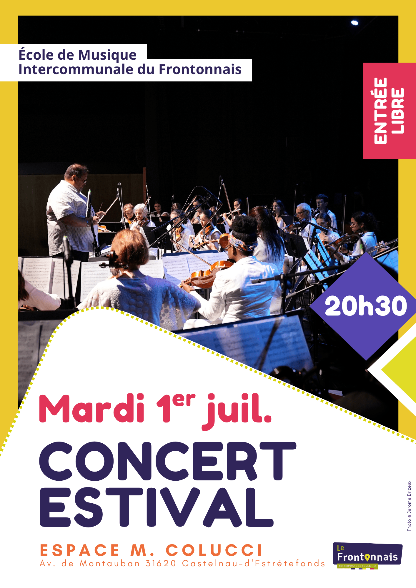 Affiche A3 Concert Orchestre Symphonique 01 07 20252 min